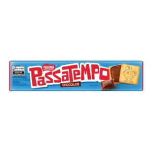 Biscoito Passatempo com recheio de chocolate