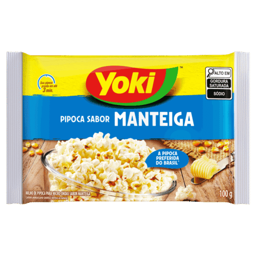 Pipoca Sabor Manteiga Yoki