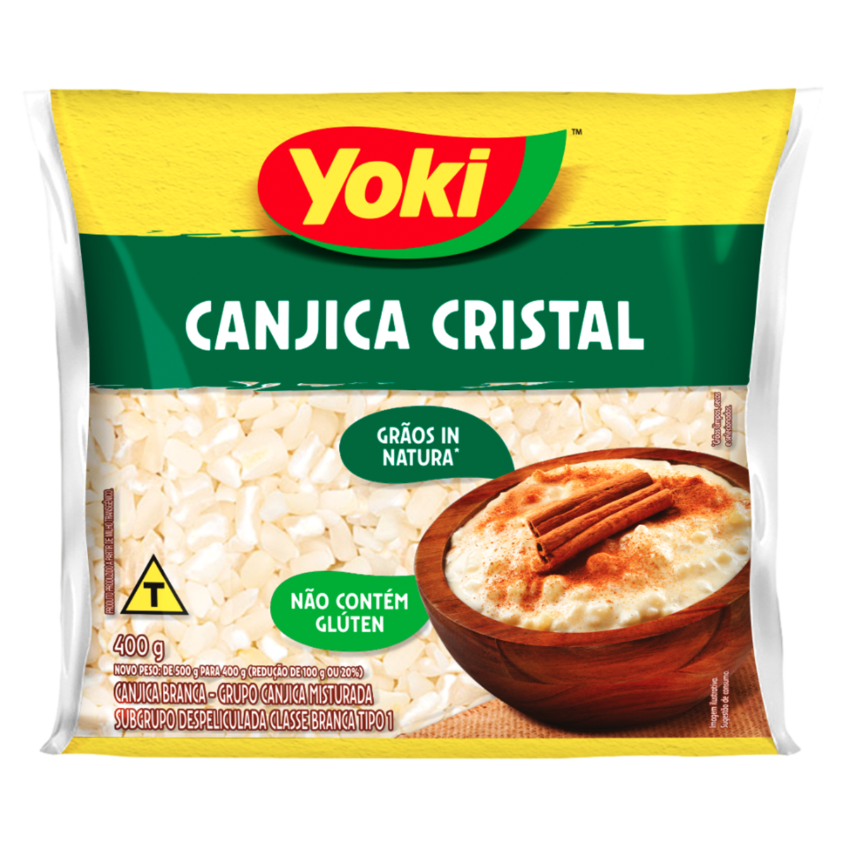 Canjica Branca Cristal Yoki