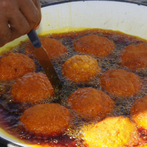 Acarajé Frito no Oléo de Dendê