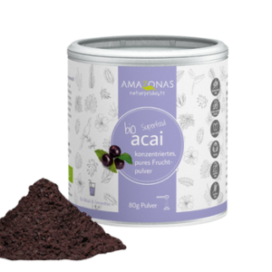 Açai em pó liofilizado