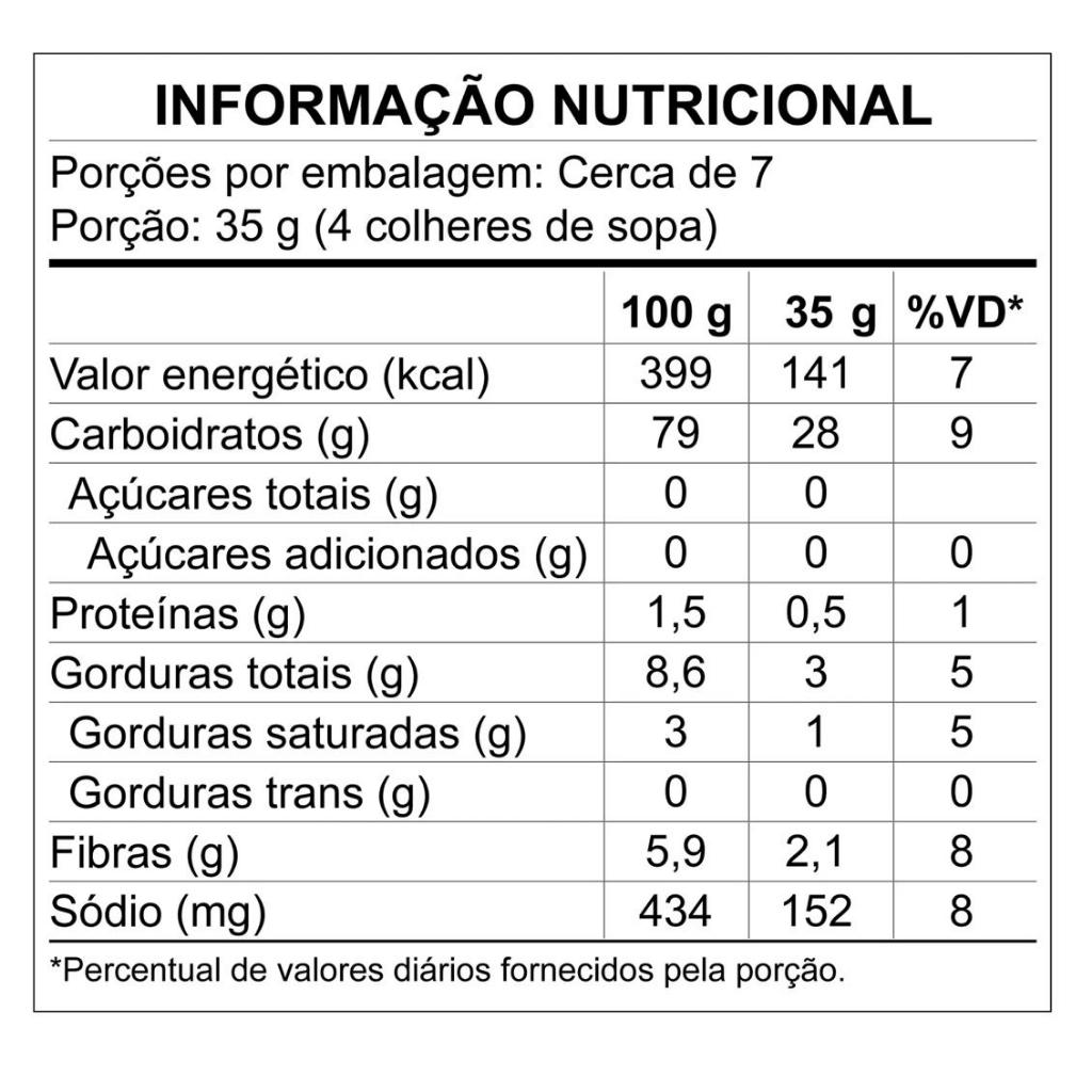 Farofa Pronta Sabor Costelinha Amafil 250g - Imagem 2